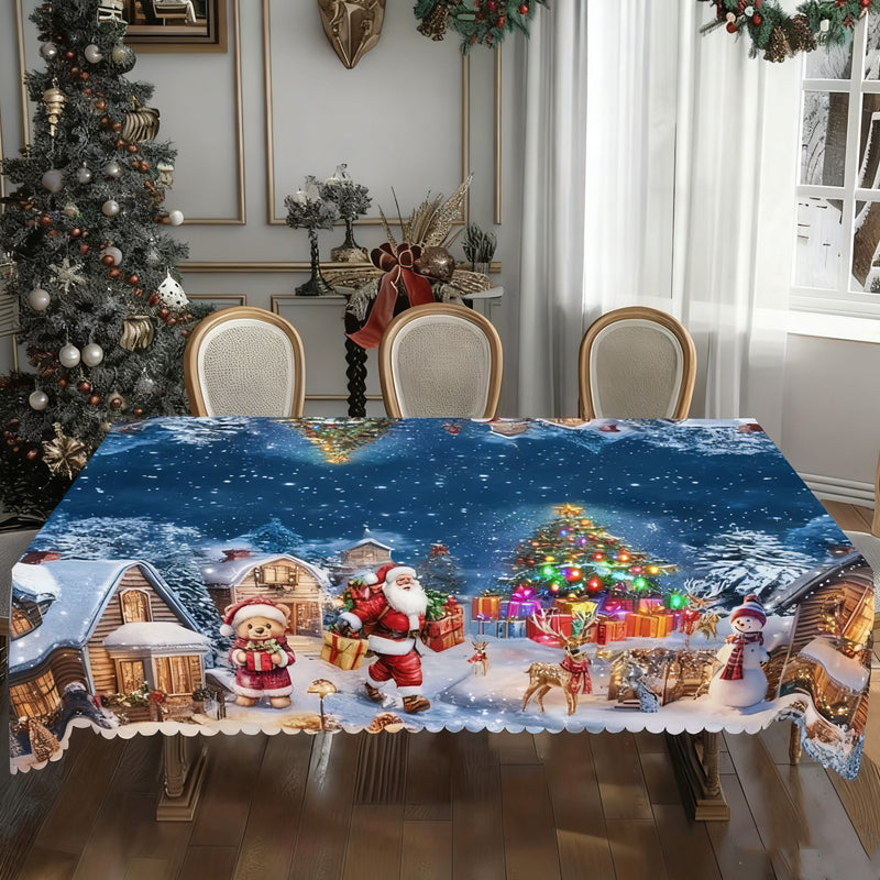 FestiveGlow Tablecloth