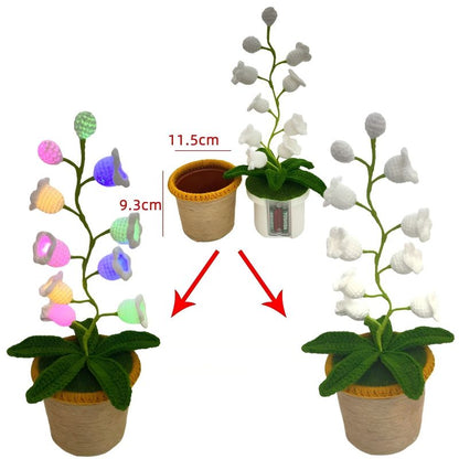 GlowLily Crochet Lamp