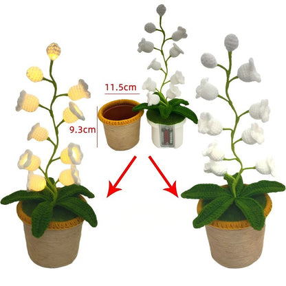 GlowLily Crochet Lamp