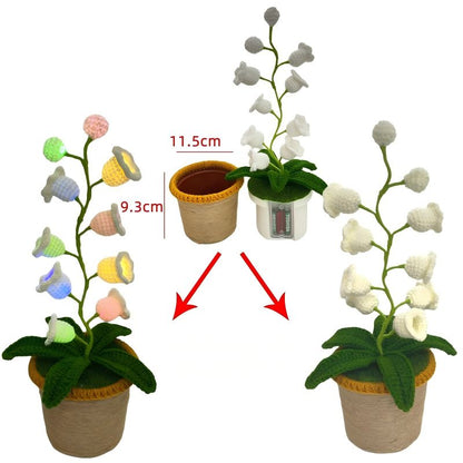 GlowLily Crochet Lamp