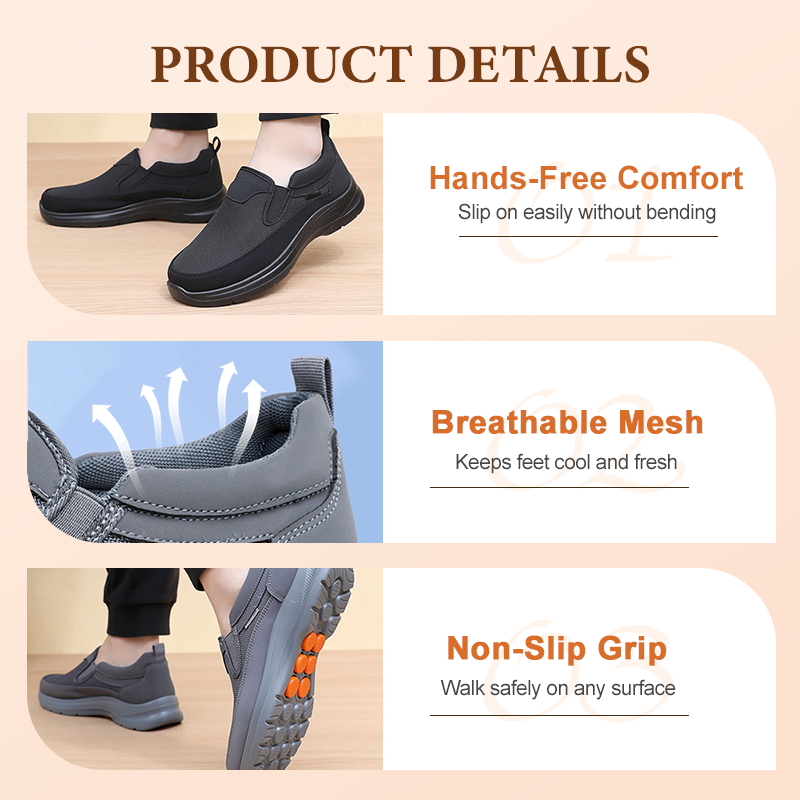 Breathable Orthopedic Slip-On Sneakers
