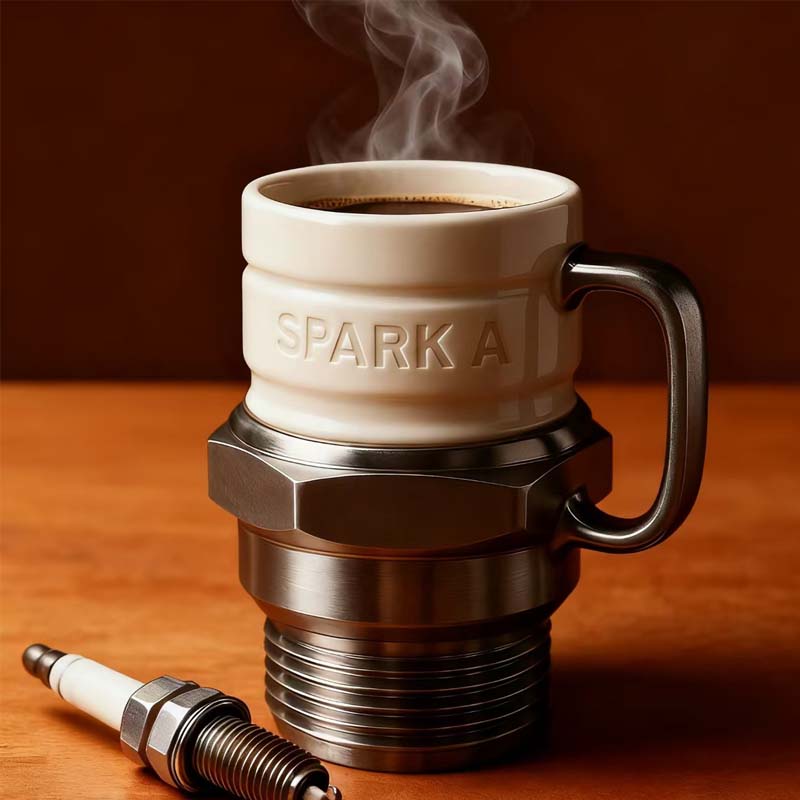 SparkSip Novelty Mug