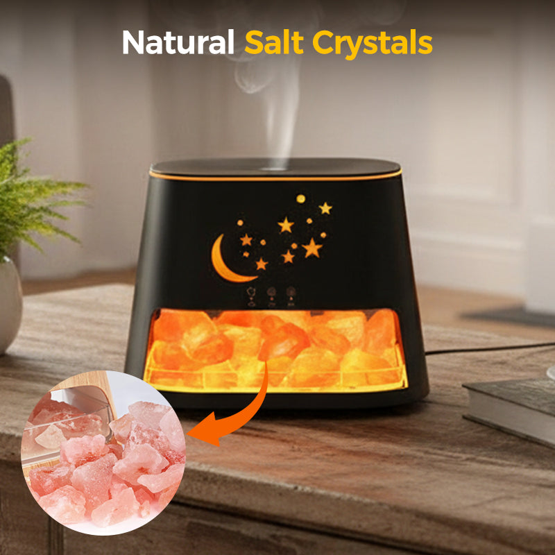 GlowRock Flame Effect Aroma Humidifier