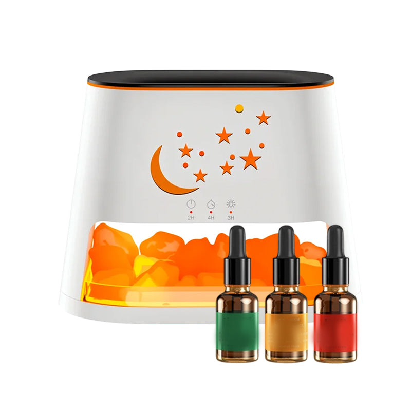 GlowRock Flame Effect Aroma Humidifier