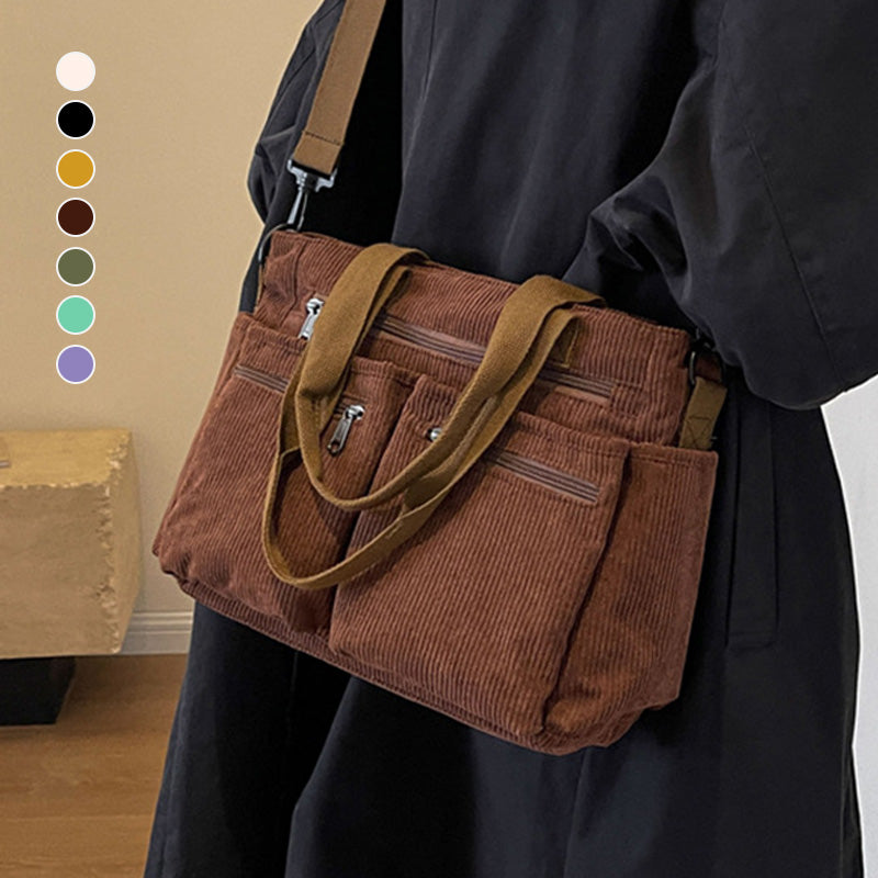 Vintage Monochrome Shoulder Bag