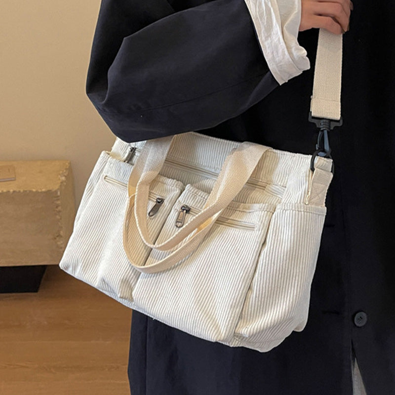 Vintage Monochrome Shoulder Bag