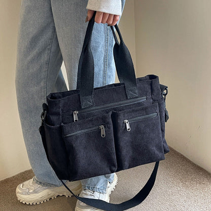 Vintage Monochrome Shoulder Bag
