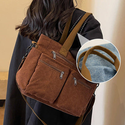 Vintage Monochrome Shoulder Bag