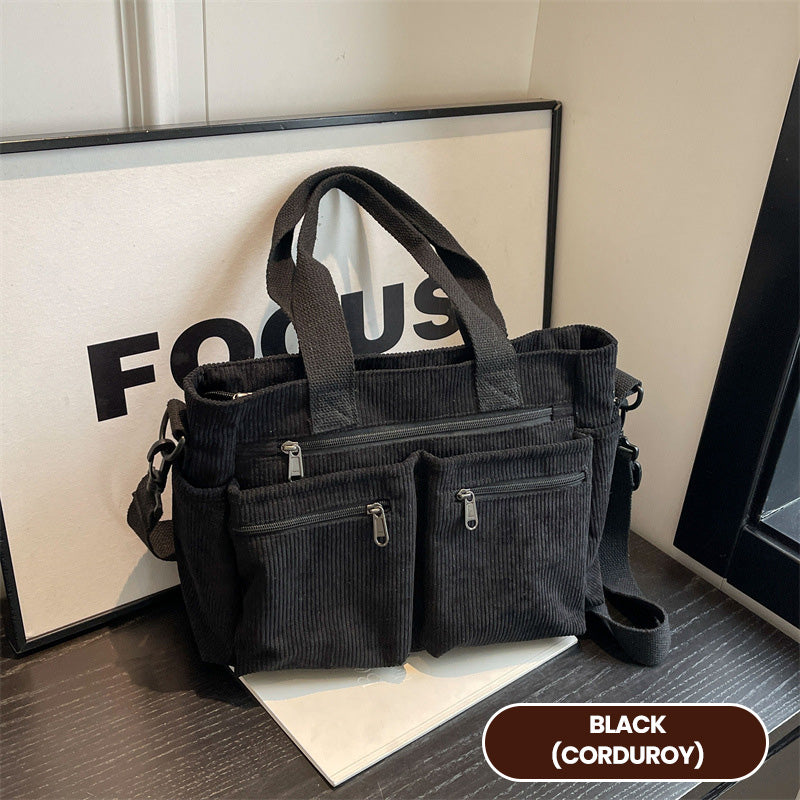 Vintage Monochrome Shoulder Bag