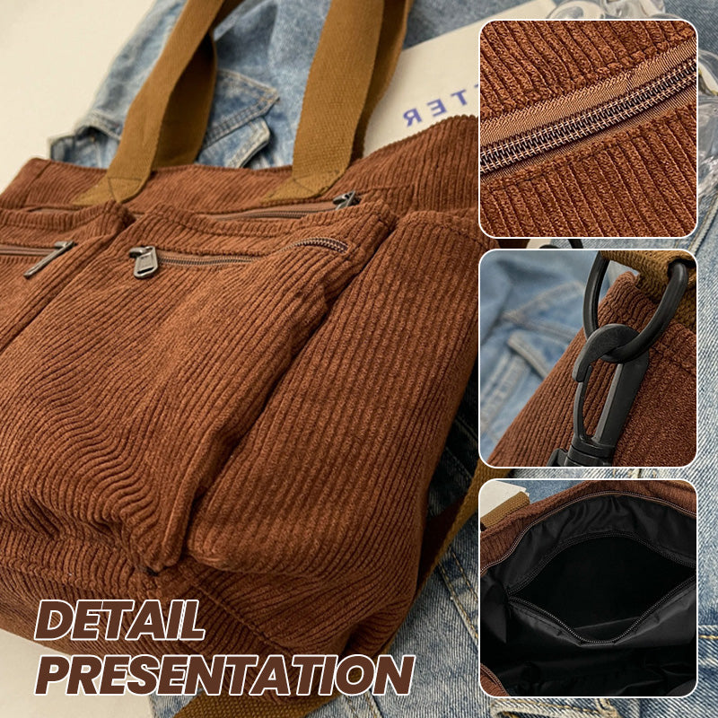 Vintage Monochrome Shoulder Bag