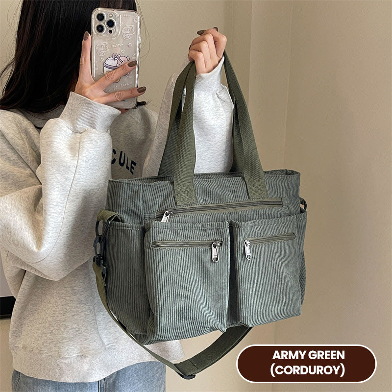 Vintage Monochrome Shoulder Bag