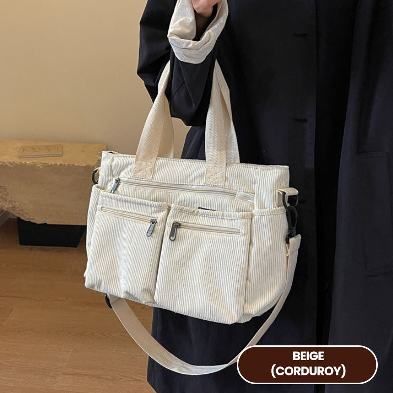 Vintage Monochrome Shoulder Bag