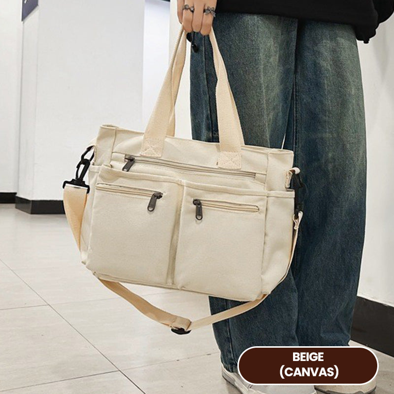 Vintage Monochrome Shoulder Bag