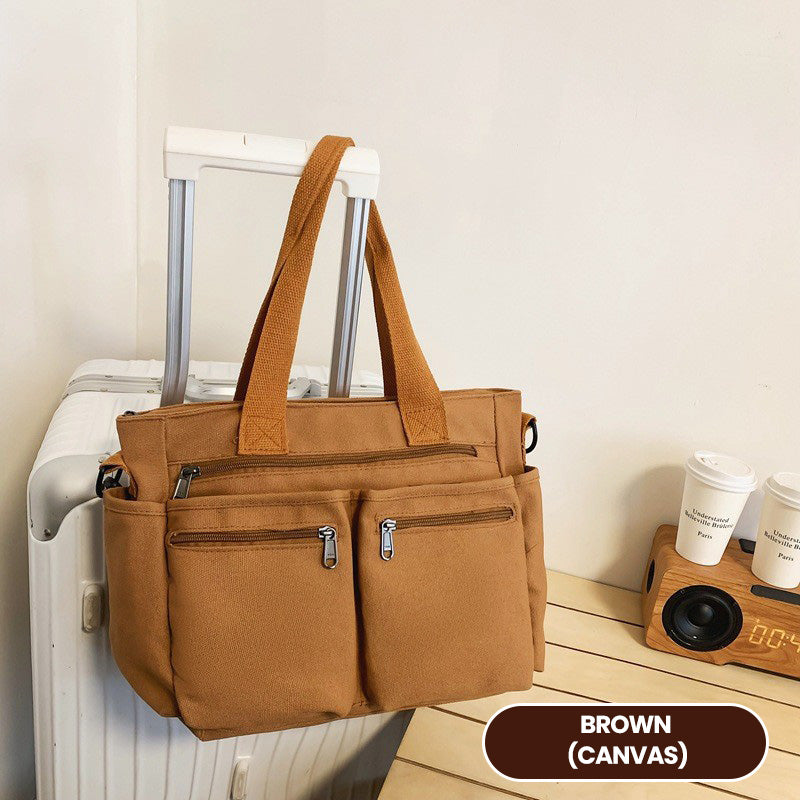 Vintage Monochrome Shoulder Bag
