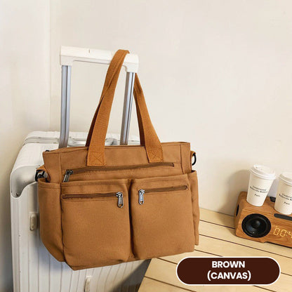 Vintage Monochrome Shoulder Bag