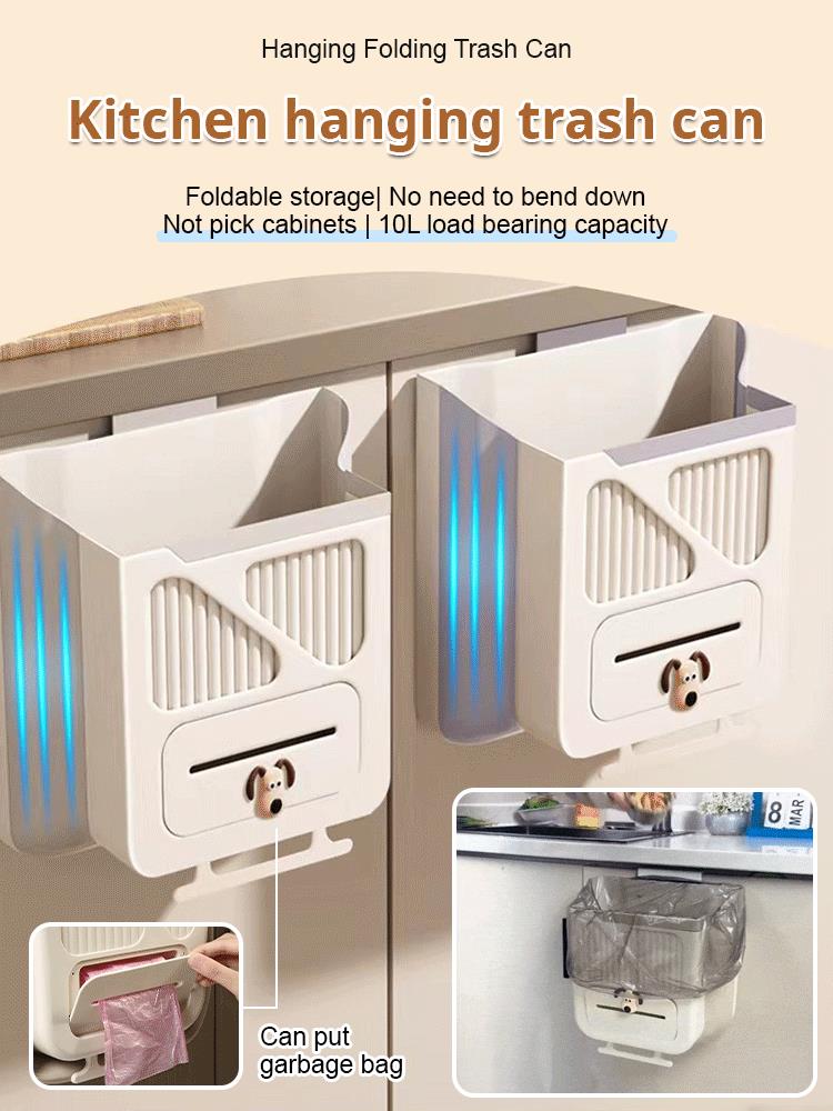 Foldable Hanging Kitchen Trash Can