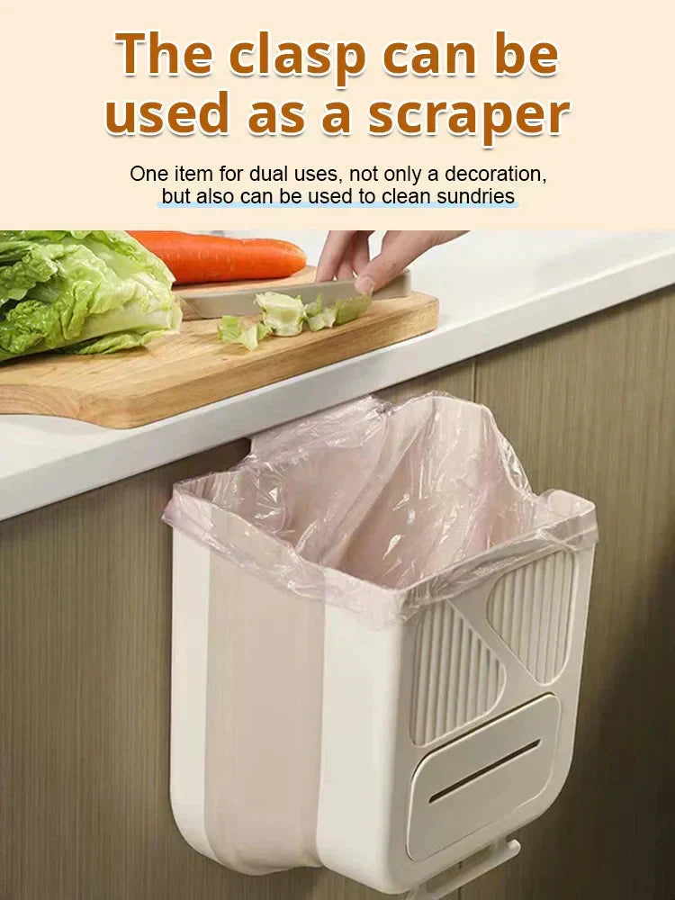 Foldable Hanging Kitchen Trash Can