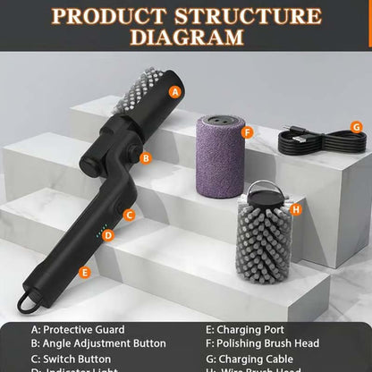 Electric BBQ Grill Cleaning Brush