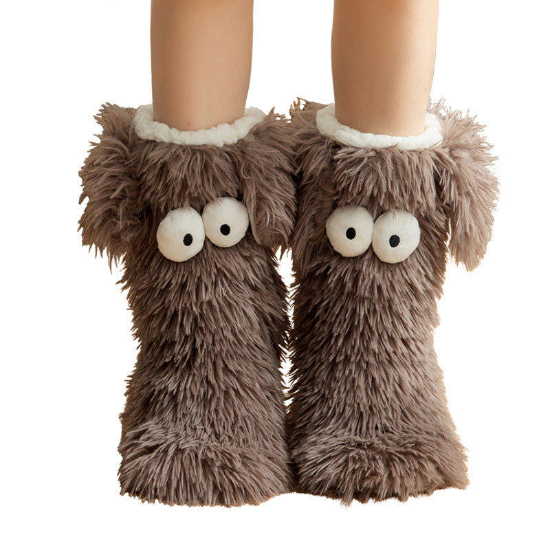 Women's Plush Slipper Socks