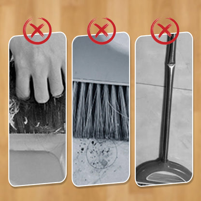 Rotating Broom and Dustpan Set