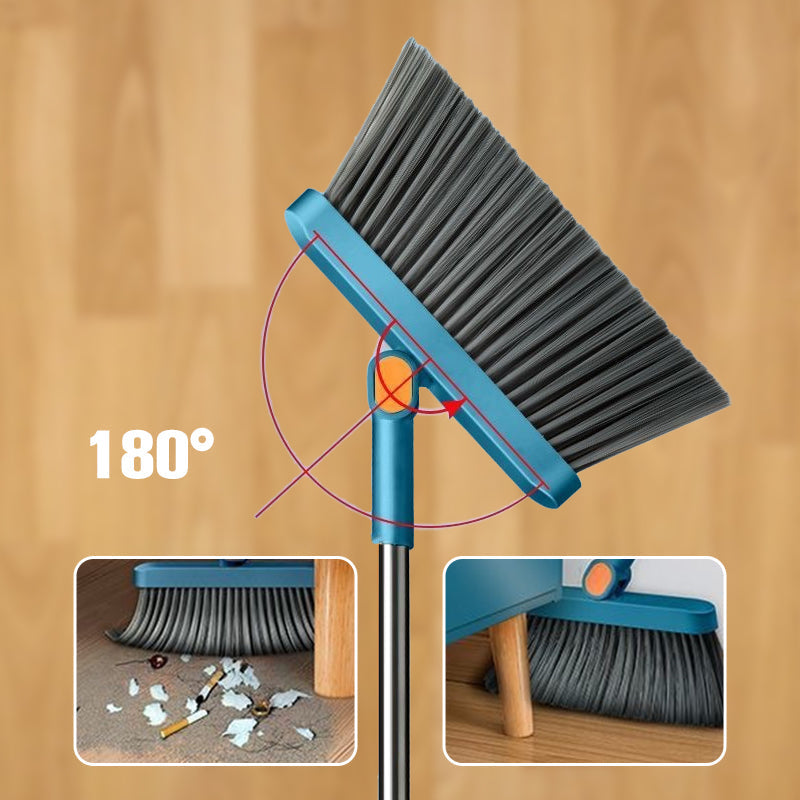 Rotating Broom and Dustpan Set
