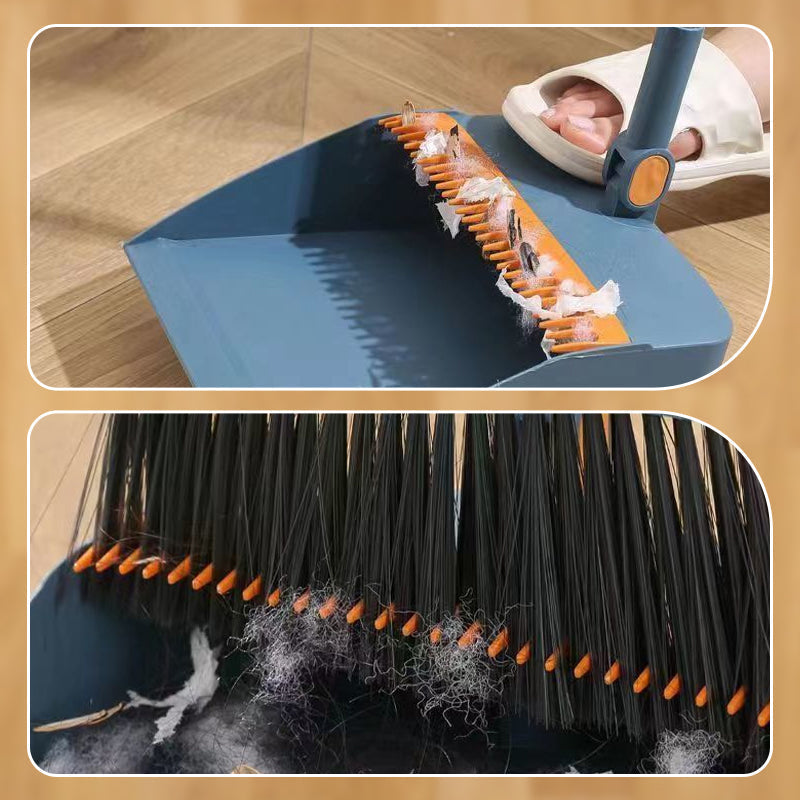 Rotating Broom and Dustpan Set