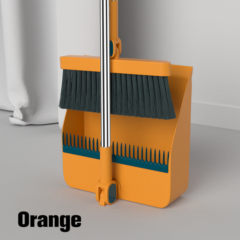 Rotating Broom and Dustpan Set