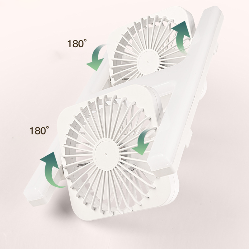 Dual-Head LED Ceiling Fan