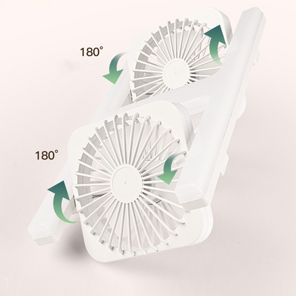 Dual-Head LED Ceiling Fan