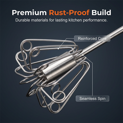 Stainless Steel Semi-Auto Whisk