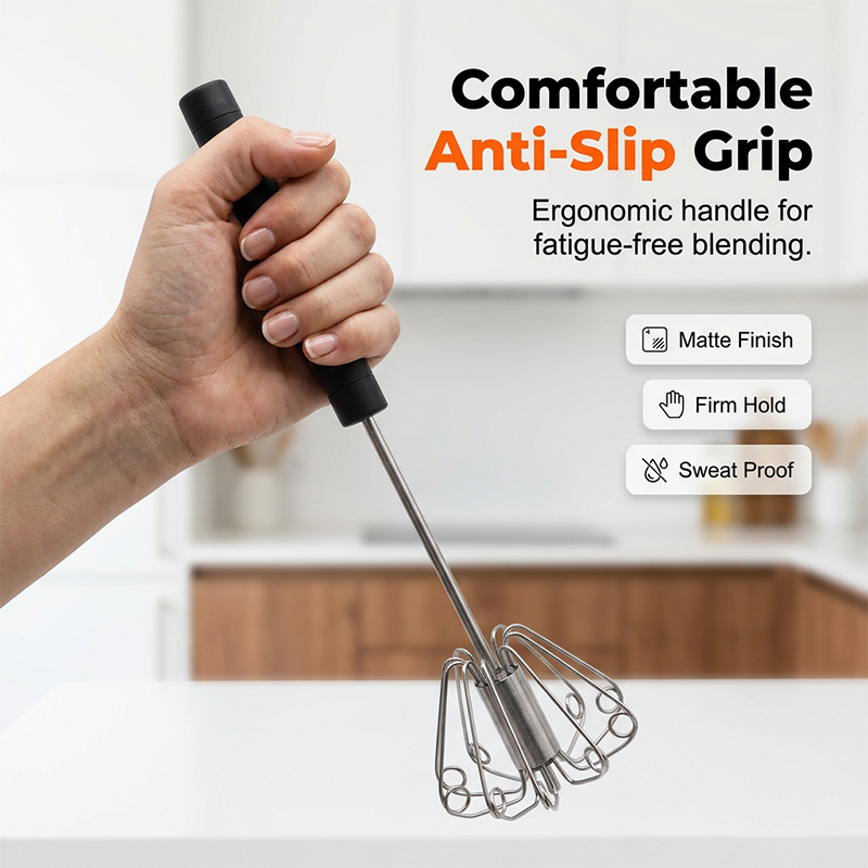 Stainless Steel Semi-Auto Whisk