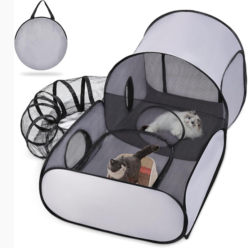 Cat Play Tent with Tunnel
