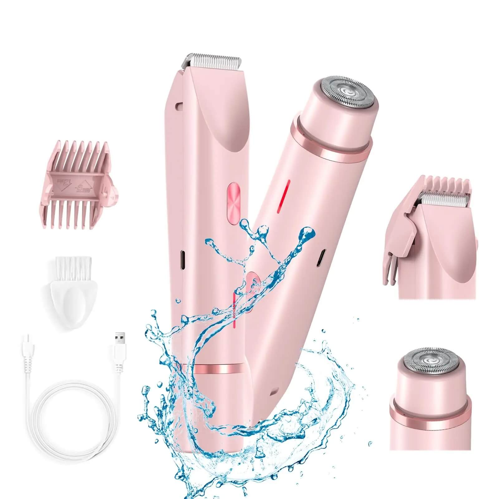 2-in-1 Waterproof Electric Shaver