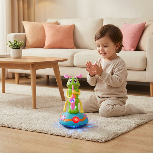 Dancing Saxophone Caterpillar Pet Toy