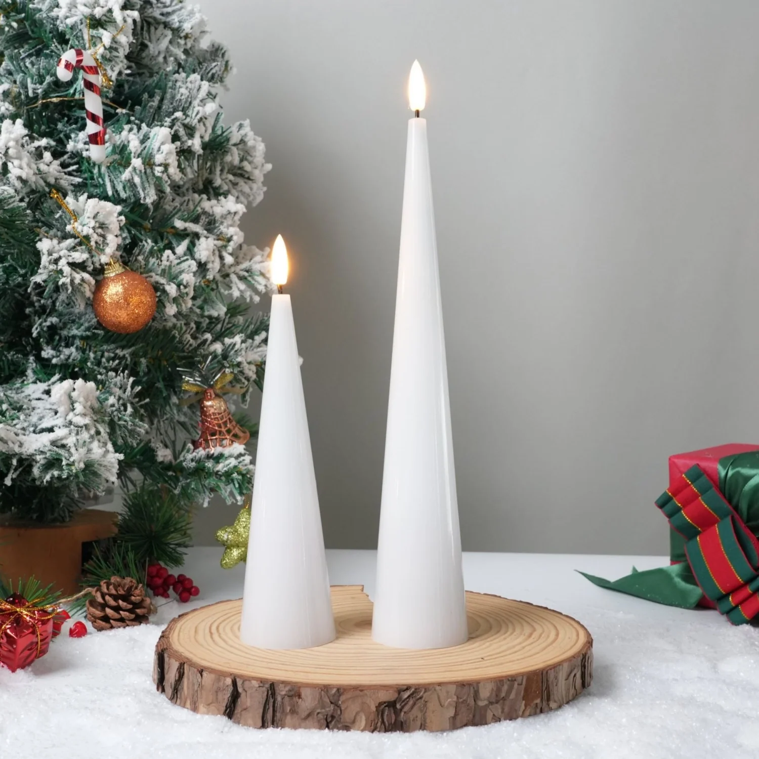 Cone Candles Set of 2