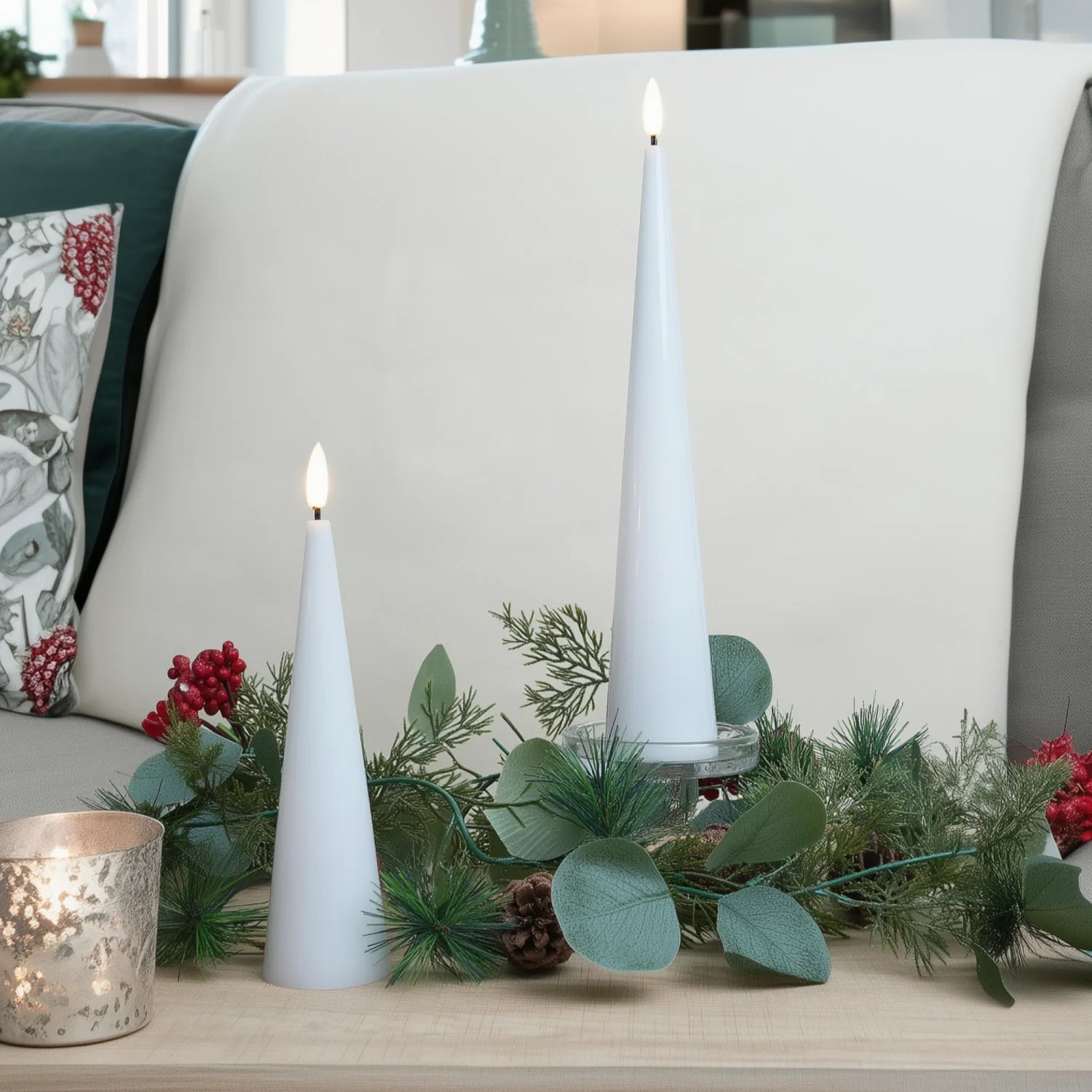 Cone Candles Set of 2