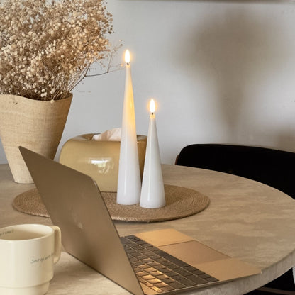 Cone Candles Set of 2