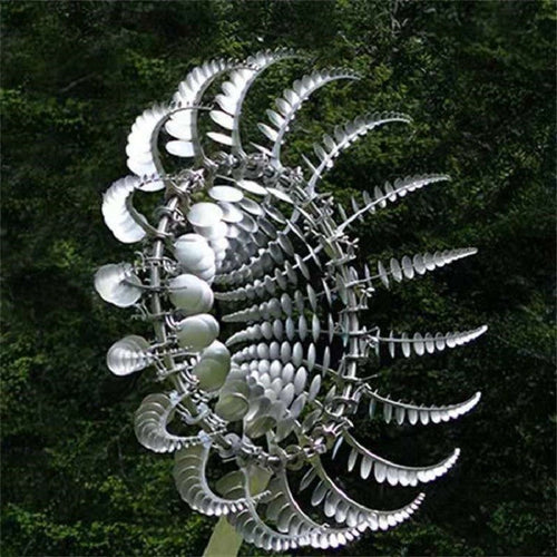 TwirlScape Metal Windmill