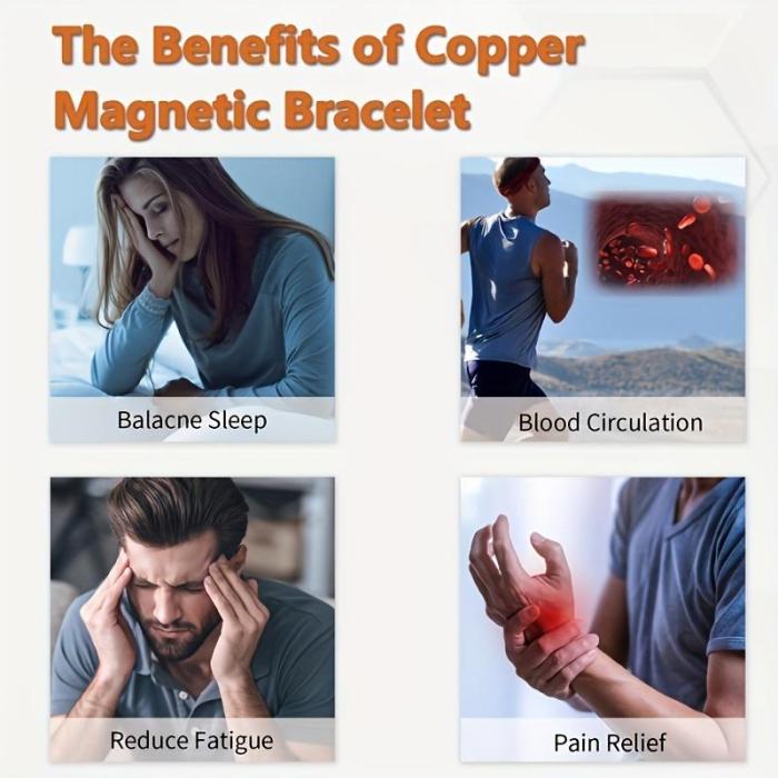 Bloodline Magnetic Copper Bracelet