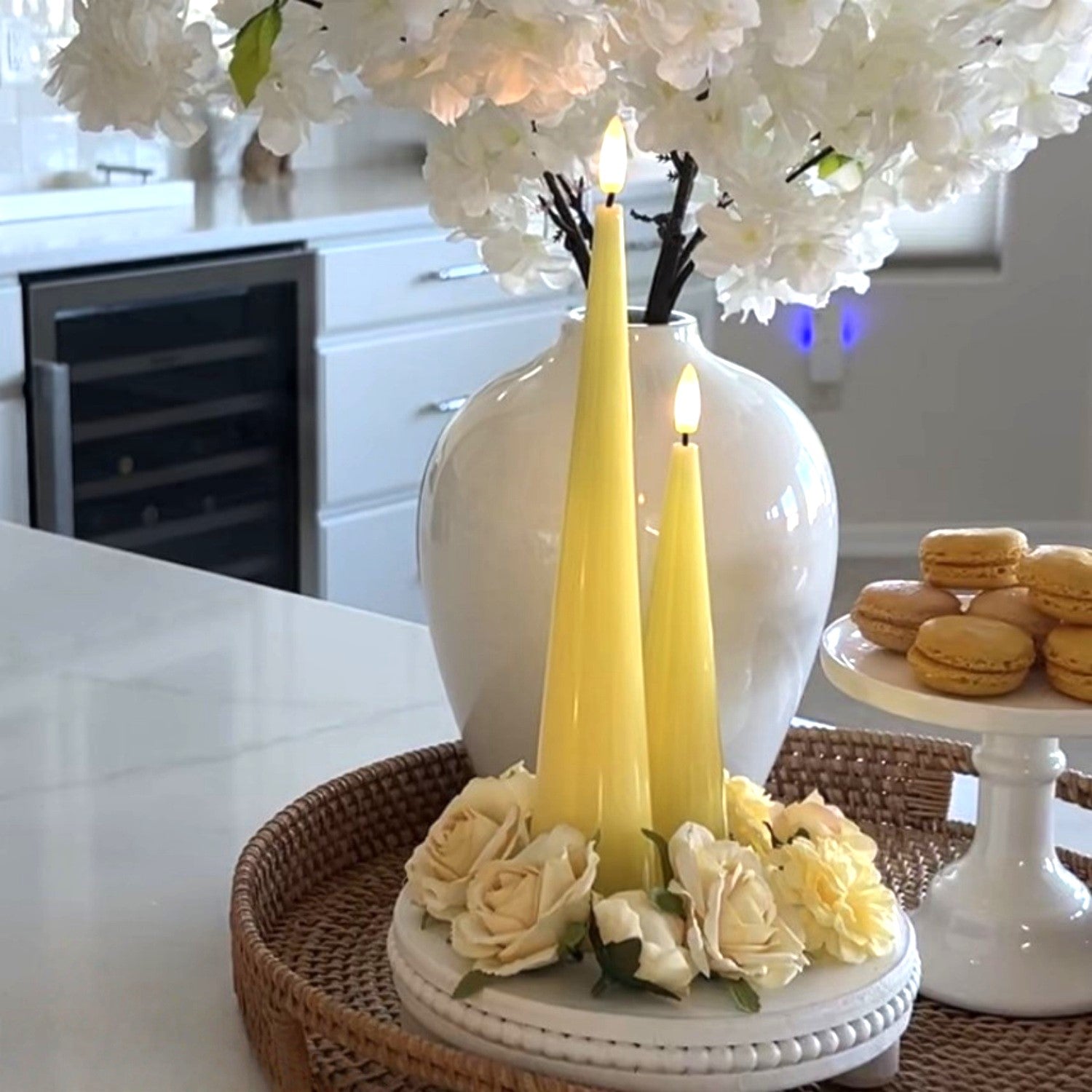 Cone Candles Set of 2